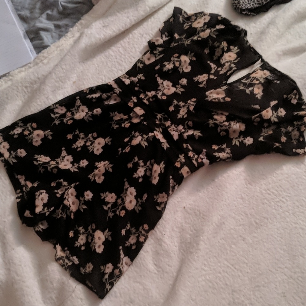 Forever21 floral romper